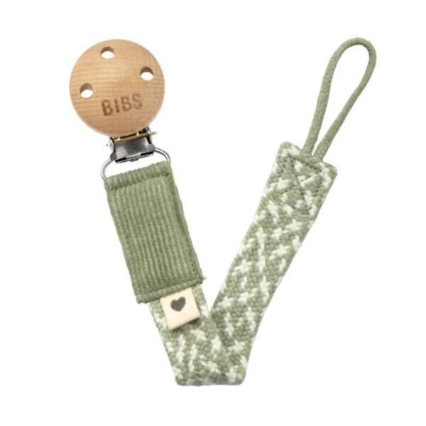 Køb BIBS Accessories - Paci Braid Suttesnor - Sage/Ivory online billigt tilbud rabat legetøj