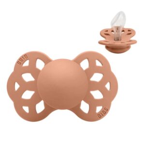 Køb BIBS Anatomisk Infinity Sut - Str. 2 - Silikone - Peach online billigt tilbud rabat legetøj