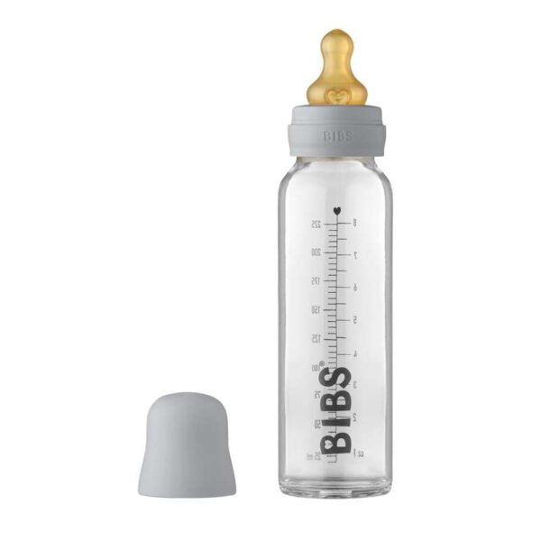 Køb BIBS Bottle - Komplet Sutteflaskesæt - Stor - 225 ml. - Cloud online billigt tilbud rabat legetøj
