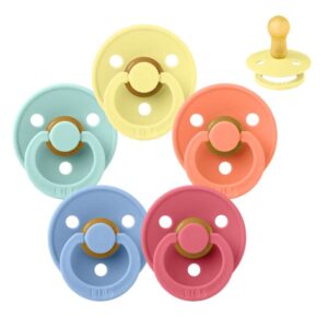 Køb BIBS Rund Colour Sut - Sampak - 5 stk. - Str. 2 - Colour Splash online billigt tilbud rabat legetøj