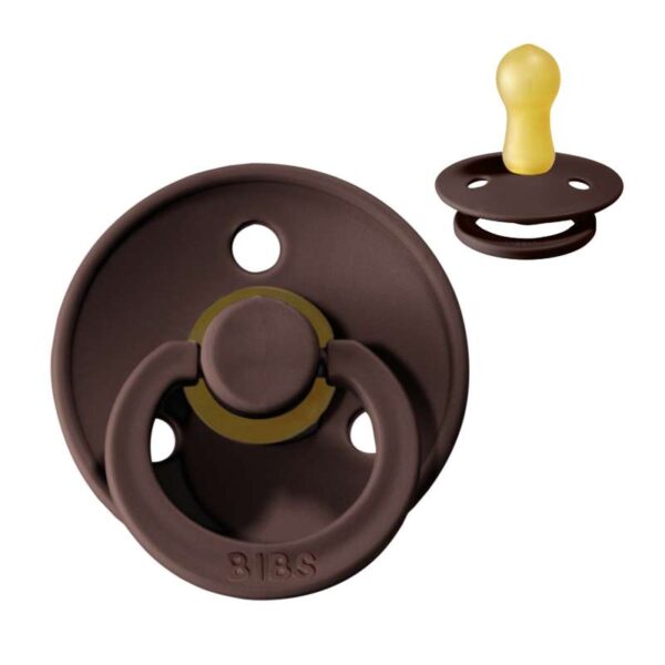 Køb BIBS Rund Colour Sut - Str. 2 - Naturgummi - Chestnut online billigt tilbud rabat legetøj