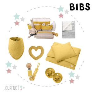 Køb BIBS Stor Babypakke - Fusion - Mustard online billigt tilbud rabat legetøj