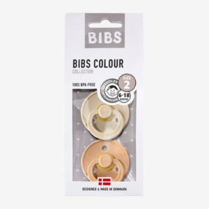 Køb Bibs 2pack Sutter - Vanilla/peach str. Str. 1 (0-6 mdr.) online billigt tilbud rabat legetøj