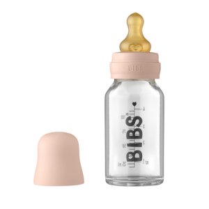 Køb Bibs Glas Sutteflaske - Latex - 110 ml. - Blush online billigt tilbud rabat legetøj