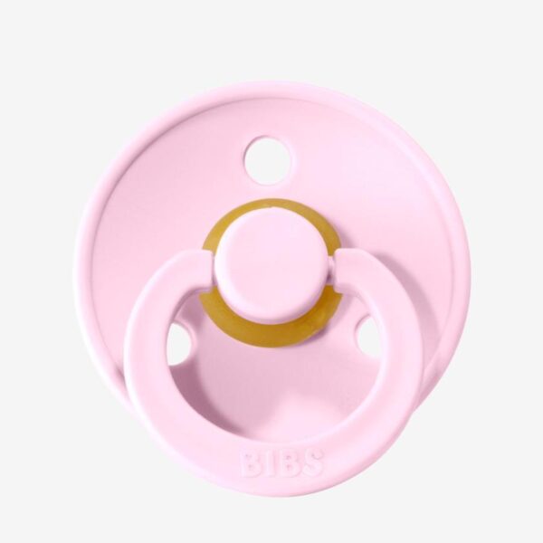 Køb Bibs sut Rund Naturgummi - Baby Pink str. Str. 1 (0-6 mdr.) online billigt tilbud rabat legetøj