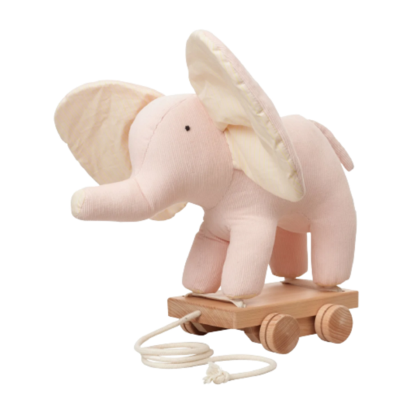 Køb Copenhagen Colors Pull Along Elefant - Soft Pink online billigt tilbud rabat legetøj