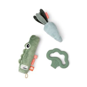 Køb Done by Deer Baby aktivitetslegetøj 3 stk. - Croco Grøn online billigt tilbud rabat legetøj