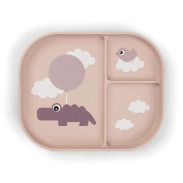 Køb Done by Deer Foodie Ruminddelt Tallerken - Happy Clouds - Pudder online billigt tilbud rabat legetøj