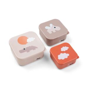Køb Done by Deer Snack boks sæt 3 stk - Happy clouds Pudder online billigt tilbud rabat legetøj
