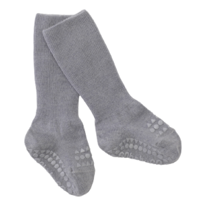 Køb Gobabygo Sokker med Skridsikkert Gummi i uld - Grey Melange str. 6-12 Måneder online billigt tilbud rabat legetøj