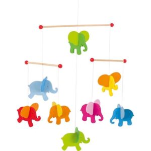 Køb Goki Uro i træ - elefanter online billigt tilbud rabat legetøj