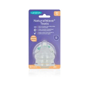 Køb Lansinoh NaturalWave Flaskesut Medium Flow (2 stk) online billigt tilbud rabat legetøj