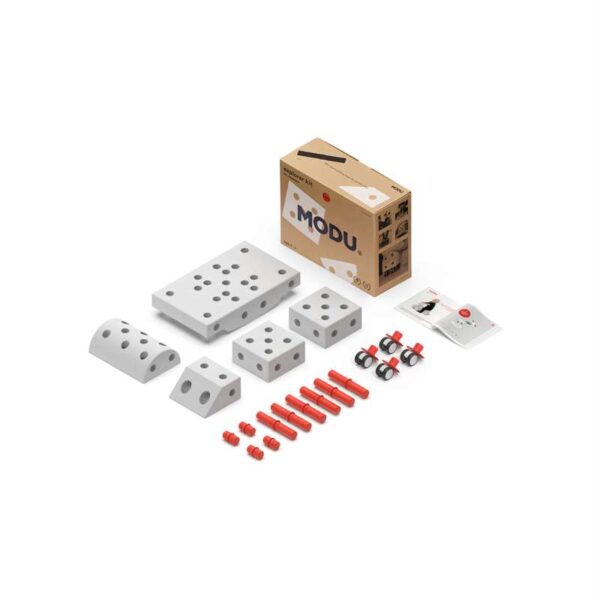 Køb MODU Explorer Byggesæt m. 8+ Byggemuligheder - Rød online billigt tilbud rabat legetøj