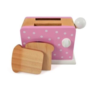 Køb Magni Legemad Toaster pink m. prikker online billigt tilbud rabat legetøj