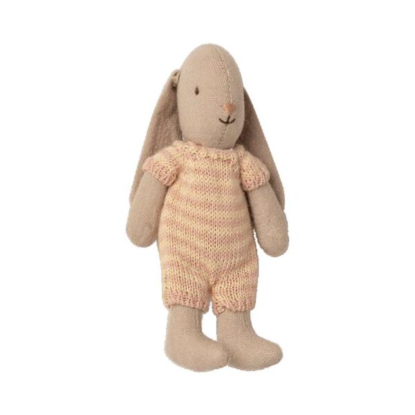 Køb Maileg Micro Kanin med Hængeører - Lys Rosa/Lys Gul (11 cm.) online billigt tilbud rabat legetøj