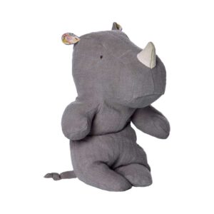 Køb Maileg Safari Friends - Lille Næsehorn Bamse - Grå (22 cm.) online billigt tilbud rabat legetøj