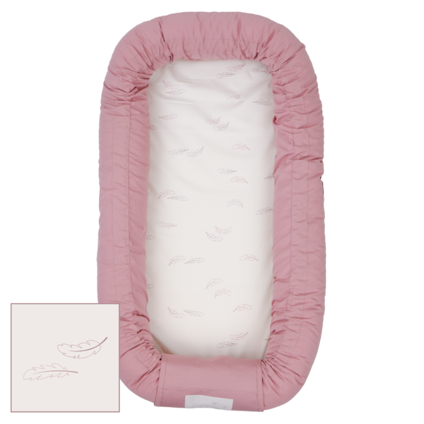 Køb Mamamilla Babynest med Fossflakes Fyld - Dusty Dark Rose online billigt tilbud rabat legetøj
