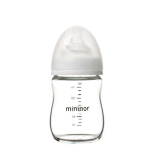 Køb Mininor sutteflaske i glas 160ml - 2m+ online billigt tilbud rabat legetøj