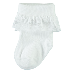 Køb Name it Sokker med Blondekant - White str. 25/27 online billigt tilbud rabat legetøj