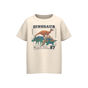 Køb Name it T-shirt - Kads - Dinosaur - Whitecap Gray str. 110 online billigt tilbud rabat legetøj