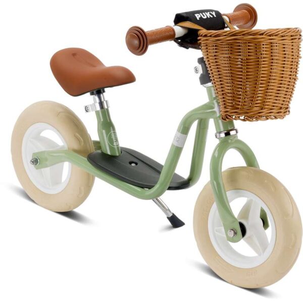 Køb PUKY LR M CLASSIC - Tohjulet Løbecykel m. Kurv - Retro Grøn online billigt tilbud rabat legetøj
