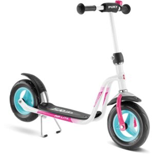 Køb PUKY R 03 - Løbehjul m. 2 Hjul og Støtteben - Hvid/Rosa online billigt tilbud rabat legetøj