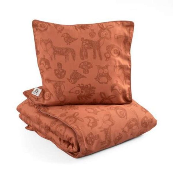 Køb Sebra Junior sengetøj 100x140 cm - Forest - Dark Amber online billigt tilbud rabat legetøj