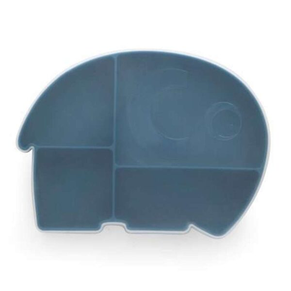 Køb Sebra Silikone tallerken m. låg - Fanto - Nordic Blue online billigt tilbud rabat legetøj