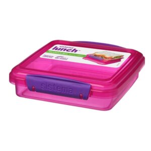 Køb Sistema Madkasse - Sandwich Box - 450 ml. - Pink online billigt tilbud rabat legetøj