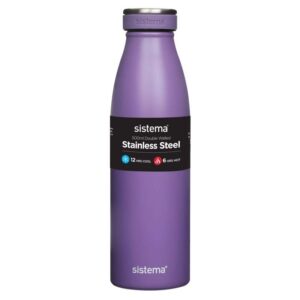 Køb Sistema Termoflaske - Rustfrit Stål - 500 ml. - Misty Purple online billigt tilbud rabat legetøj