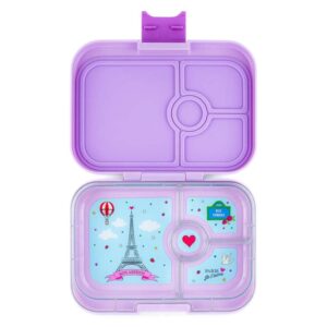Køb Yumbox Madkasse - Panino - 4 rum - Lulu Purple/Paris Je T'aime online billigt tilbud rabat legetøj