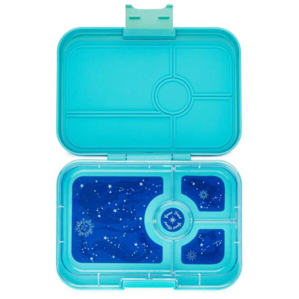 Køb Yumbox Madkasse - Tapas XL - 4 rum (Antibes Blue/Zodiac) online billigt tilbud rabat legetøj