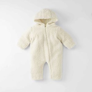 Køb Cloby Teddy Suit - Off White 3-6m online billigt tilbud rabat legetøj