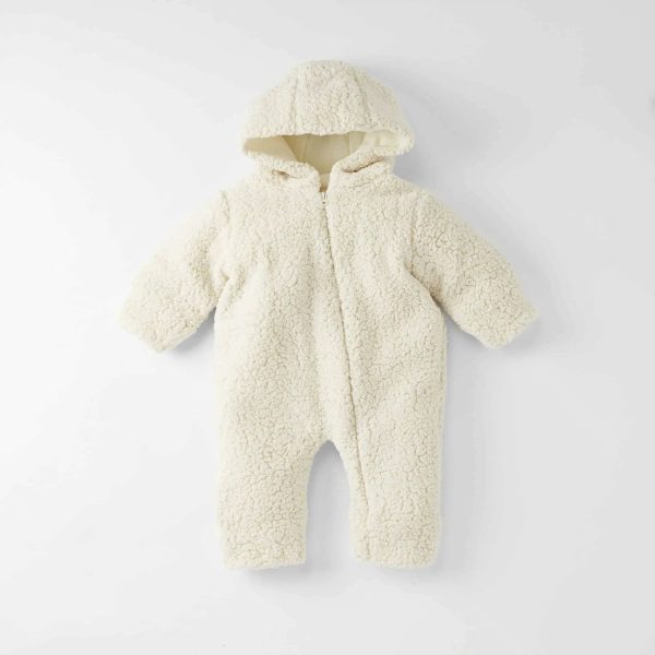 Køb Cloby Teddy Suit - Off White 3-6m online billigt tilbud rabat legetøj