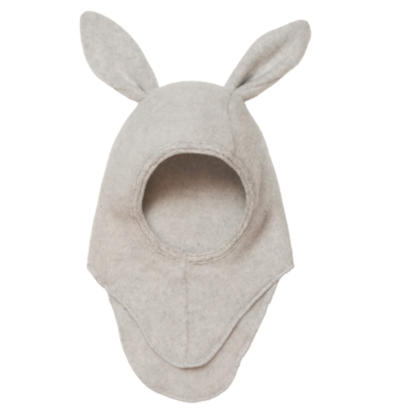 Køb Huttelihut balaclava i uld med ører - Bunbun - Light Grey Melange - 2-4 år online billigt tilbud rabat legetøj