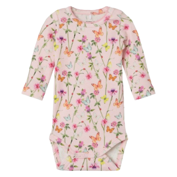 Køb Name it body - Folia - Blomster - Parfait Pink - 80 online billigt tilbud rabat legetøj