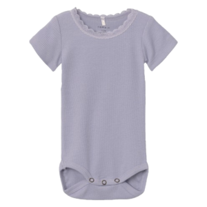 Køb Name it body i rib med korte ærmer - Kab - Heirloom Lilac - 92 online billigt tilbud rabat legetøj