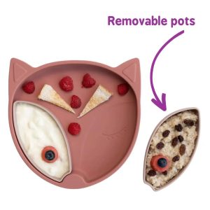 Køb Tidy Tot Silikone Tallerken med Sugekop og Rumdelere - Ræv online billigt tilbud rabat legetøj