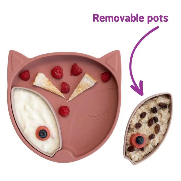 Køb Tidy Tot Silikone Tallerken med Sugekop og Rumdelere - Ræv online billigt tilbud rabat legetøj